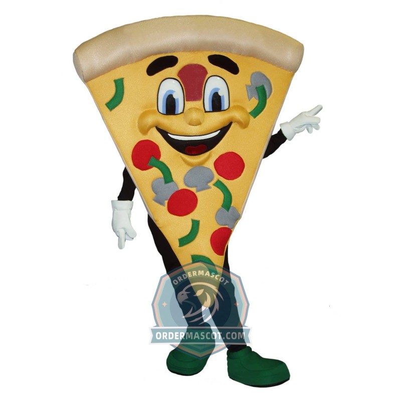 Realistic Pizza Mascot Costume