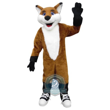 Happy Fox Mascot Costume