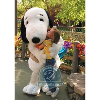 Realistic Snoopy Mascot Costume