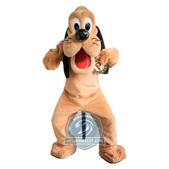 Realistic Pluto Dog Mascot Costume