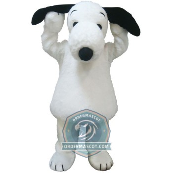 Plush Snoopy Mascot Costume