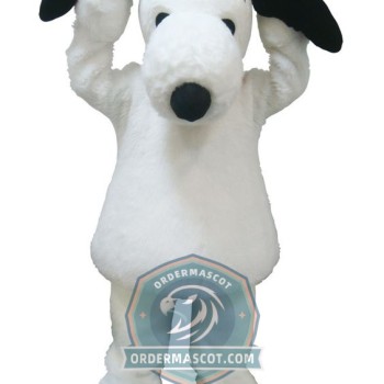 Plush Snoopy Mascot Costume