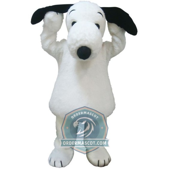 Plush Snoopy Mascot Costume