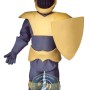 Grey & Golden Knight Mascot Costume