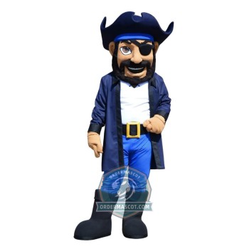 Realistic Pirate Mascot Costume