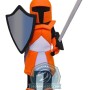 Orange Knight Mascot Costume