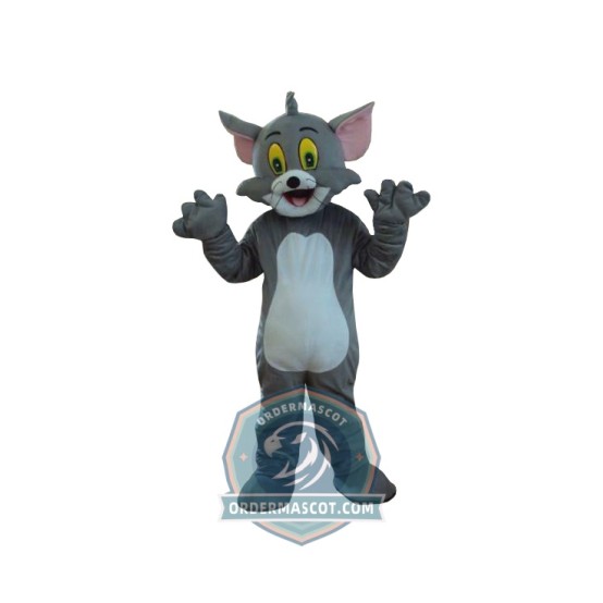 Happy Tom Cat Mascot Costume