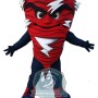 Lightning Tornado Mascot Costume