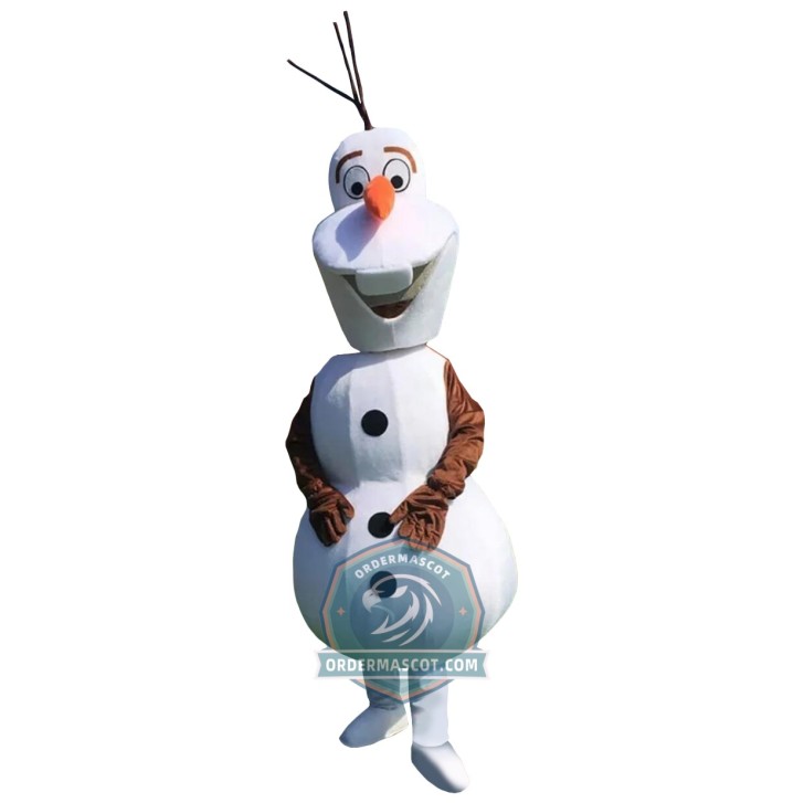 Snowman Olaf Mascot Costume