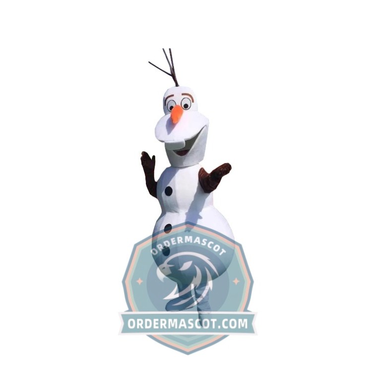 Snowman Olaf Mascot Costume For Adult