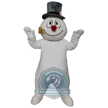 Snowman Mascot Costume For Adult