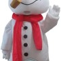 Realistic Snowman Mascot Costume