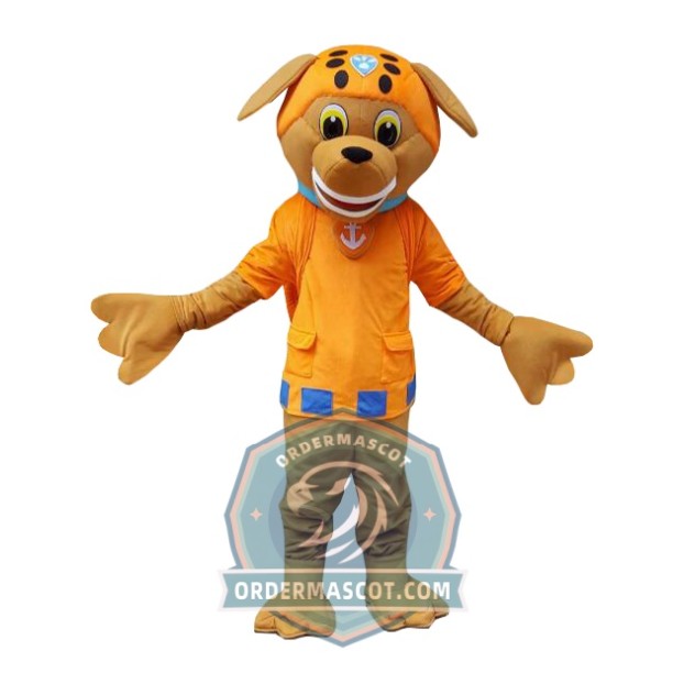 Affordable Paw Patrol Zuma Mascot Costume