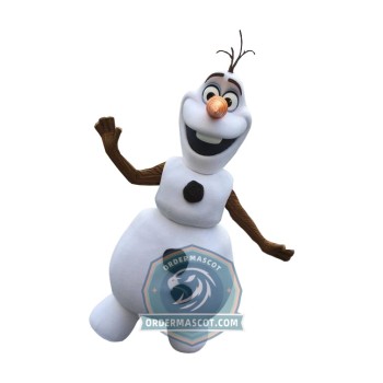 Deluxe Snowman Olaf Mascot Costume