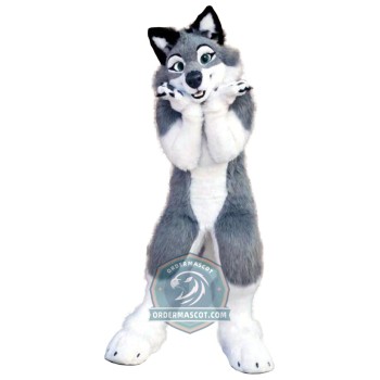 Deluxe Husky Dog Mascot Costume