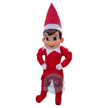 Christmas Elf Behaving Badly Mascot Costume