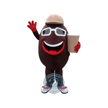 Coffee Bean Mascot Costume