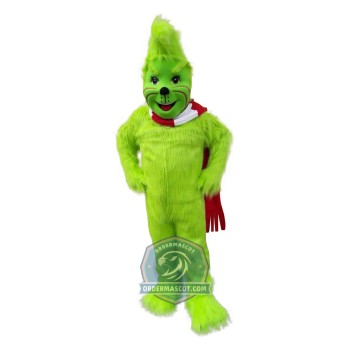 Realistic Grinch Mascot Costume