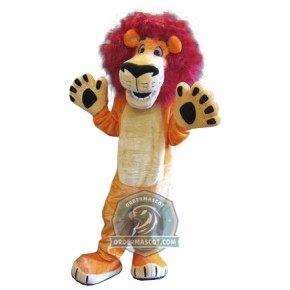 Deluxe Lightweight Red Hair Lion Mascot Costume