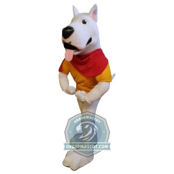 Bull Terrier Dog Mascot Costume