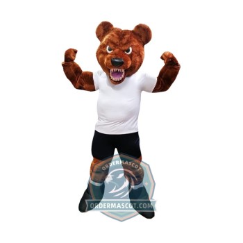 Fierce Lightweight Bear Mascot Costume