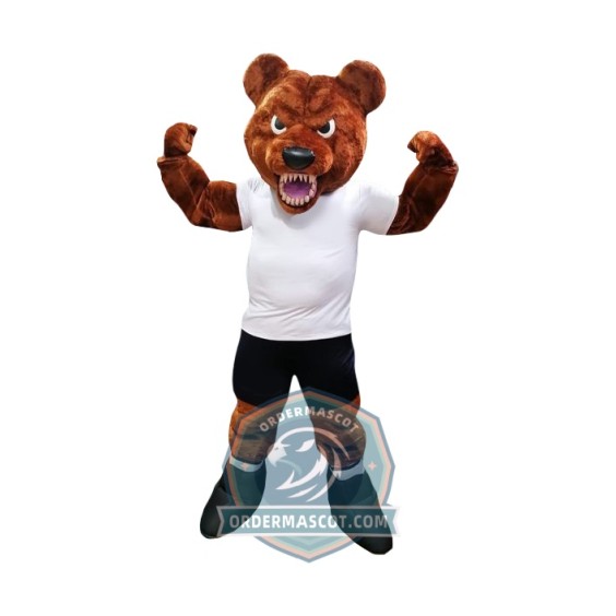 Fierce Lightweight Bear Mascot Costume