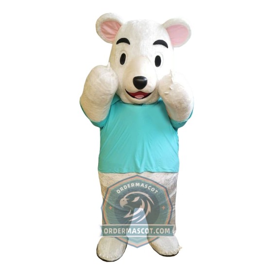 White Bear Mascot Costume
