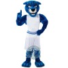 Sport Blue Panther Mascot Costume