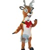 Realistic Happy Reindeer Mascot Costume