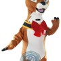 Realistic Happy Reindeer Mascot Costume