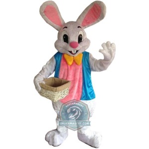 Adult Easter Bunny Mascot Costume