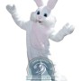 White Easter Bunny Mascot Costume