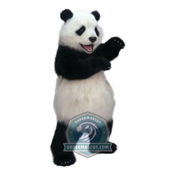 Deluxe Panda Mascot Costume For Adult
