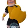 Black & Orange Knight Mascot Costume