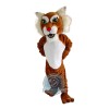 Realistic Wildcat Mascot Costume For Adult