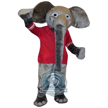 Big AI Elephant Mascot Costume