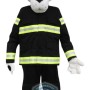 Realistic Fire Dog Mascot Costume