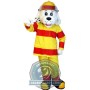 Deluxe Fire Dog Mascot Costume