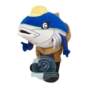 Blue Catfish Mascot Costume