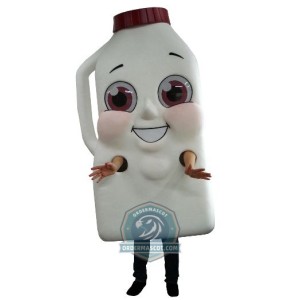 Milk Bottle Mascot Costume