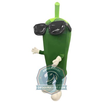 Green Pepper Mascot Costume