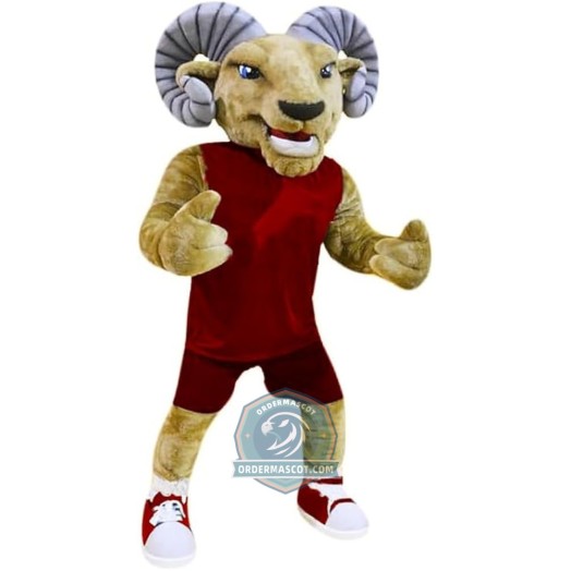 Sport Ram Mascot Costume For Adult