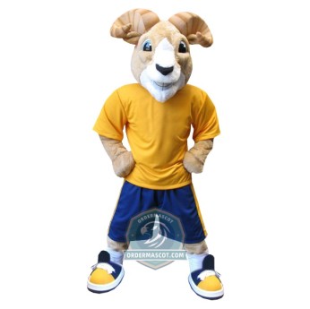 Realistic Sport Ram Mascot Costume
