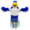 Blue Eagle Mascot Costume For Adult