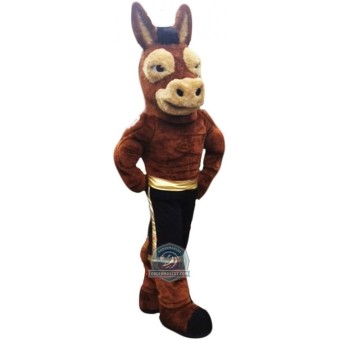 Power Donkey Mascot Costume