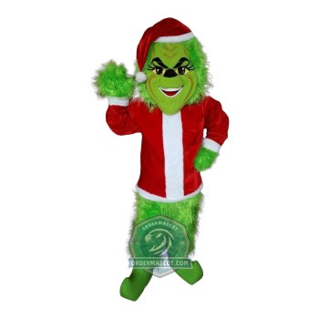 Christmas Grinch Mascot Costume For Adult