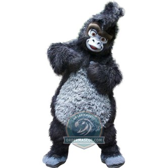 Black Gorilla Mascot Costume For Adult