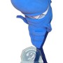 Friendly Blue Shark Mascot Costume