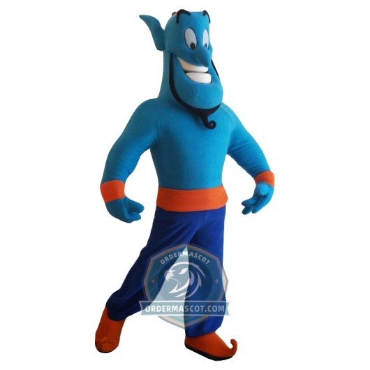 Genie Aladdin Mascot Costume