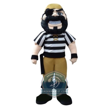 Friendly Pirate Mascot Costume